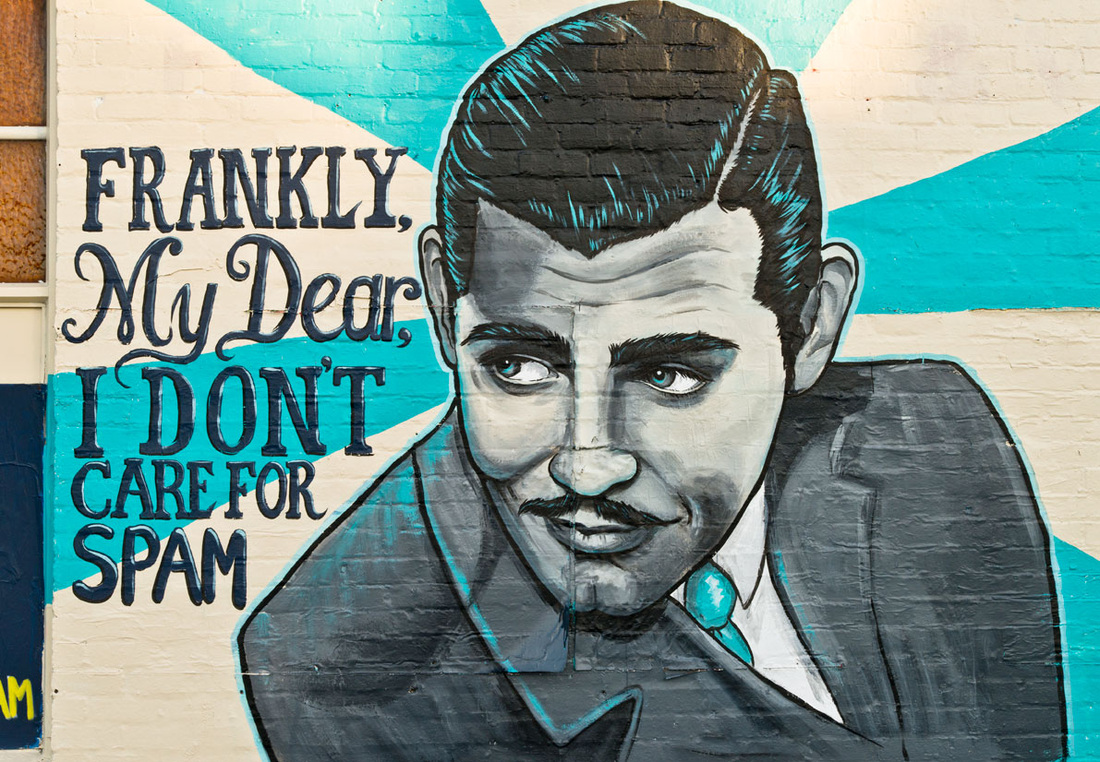 Clark Gable Wall mural Perth