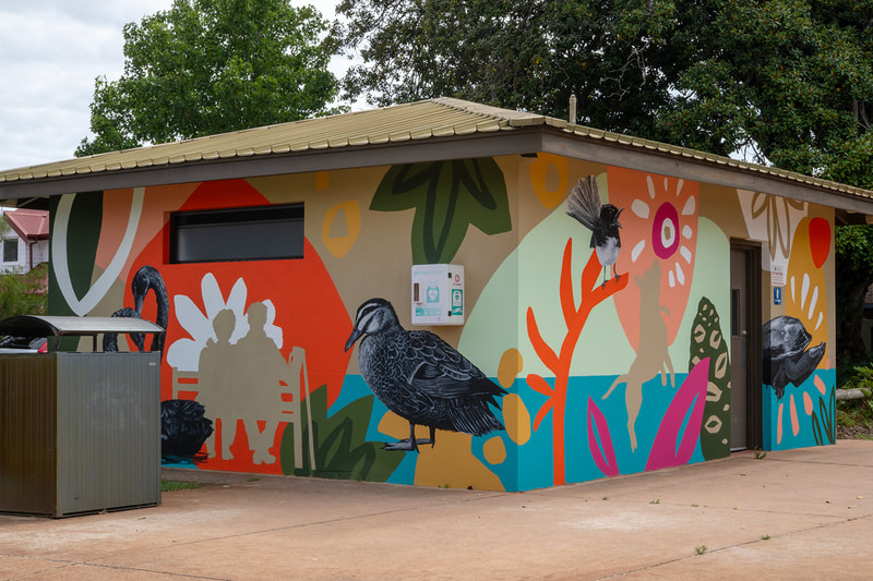 Mural for Cowden Park, West Leederville, Perth
